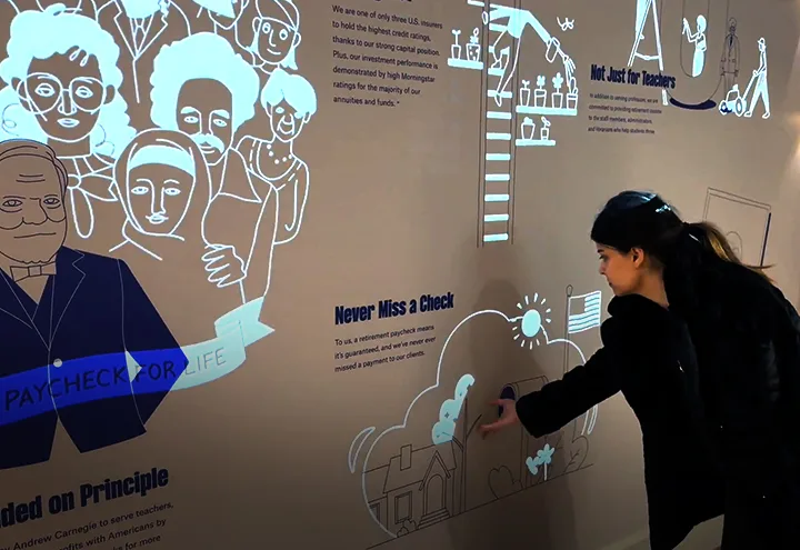 Interactive Wall | TIAA