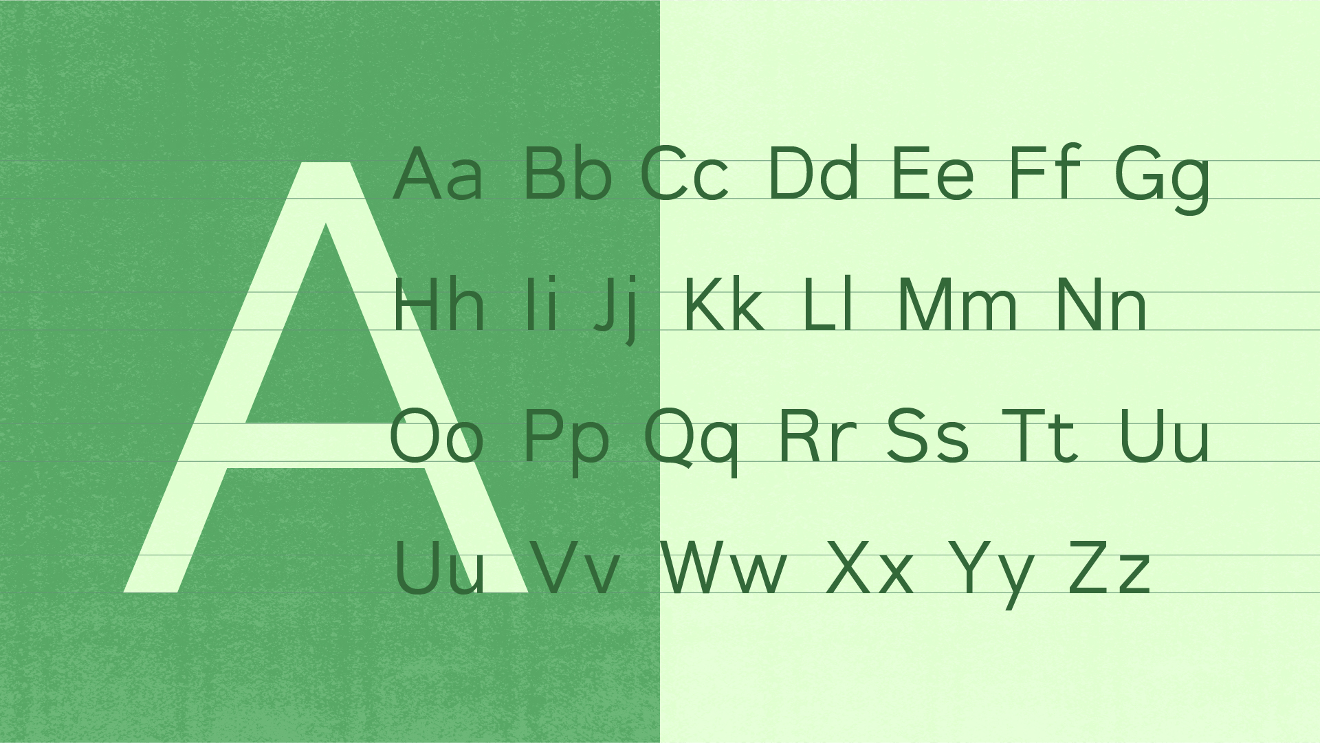 Panera typeface specimen