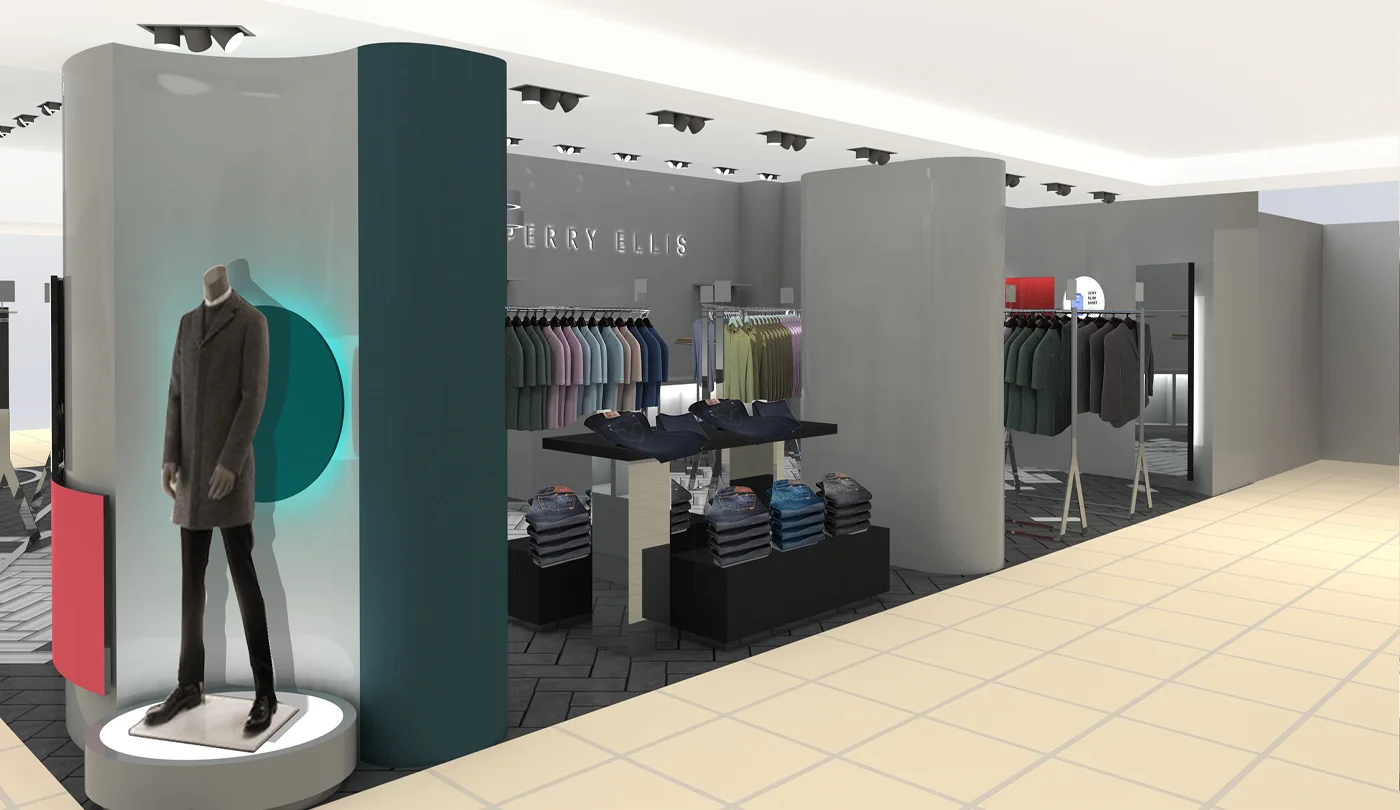 Perry Ellis — Macy's Store Concept